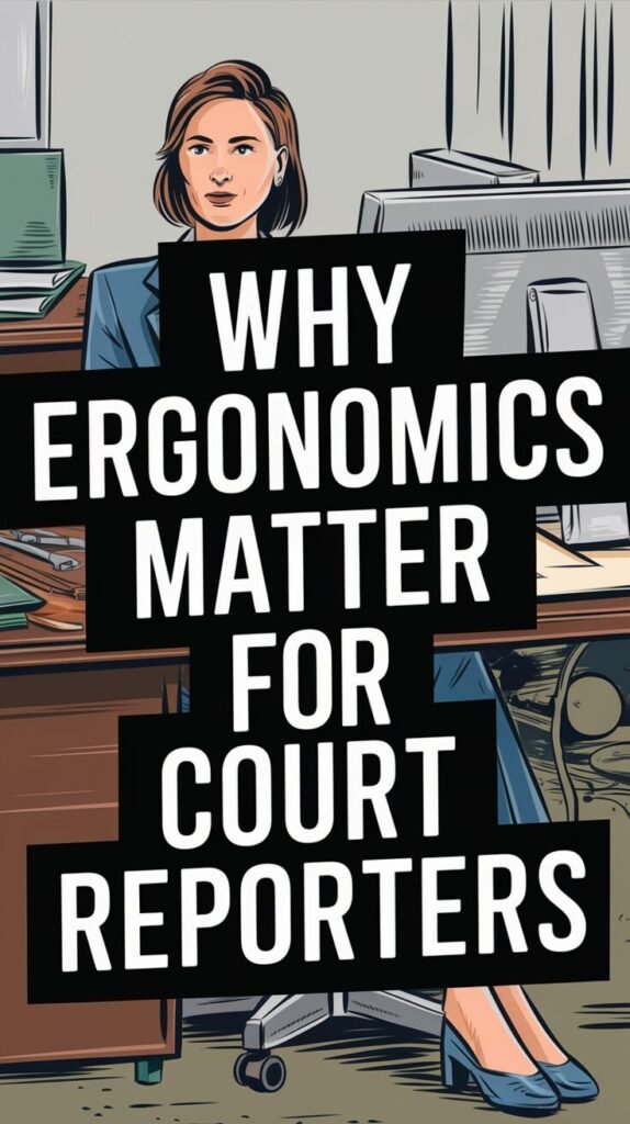 As a court reporter, your role often demands hours of intense focus while seated, whether you're taking down live testimony, transcribing, or editing your work. The nature of this sedentary yet highly precise profession can take a toll on your body if your seating setup isn't up to par. This is where ergonomics plays a crucial role.